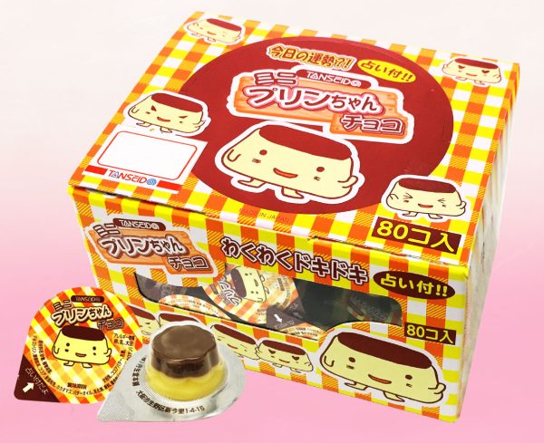 迷你布丁巧克力醬(占卜) ミニプリンちゃんチョコ（占い付き） 【１ボール】