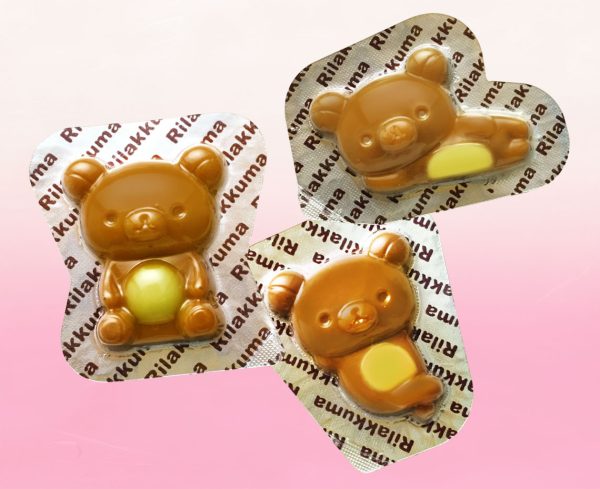 拉拉熊焦糖巧克力(抽籤) チョコッとリラックマキャラメル風味（おみくじ付）【１ボール】：圖片 2