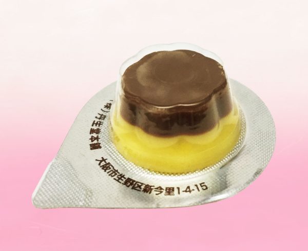 迷你布丁巧克力醬(占卜) ミニプリンちゃんチョコ（占い付き） 【１ボール】：圖片 2